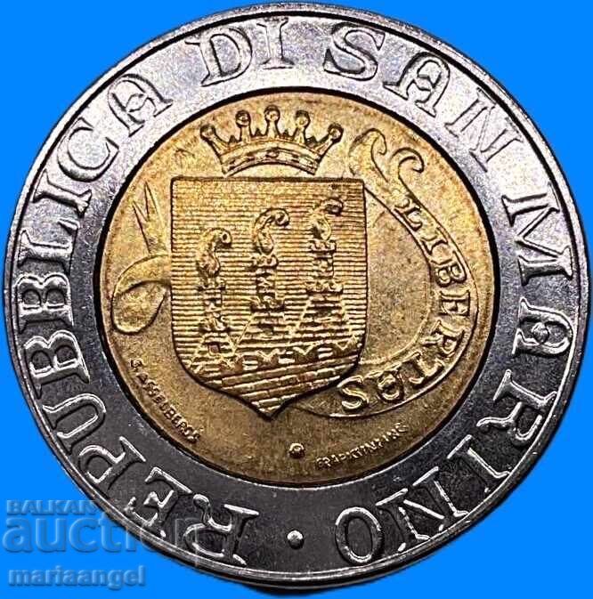 500 Lire San Marino bimetalică - 6