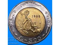 500 Λίρες Σαν Μαρίνο διμεταλλικό