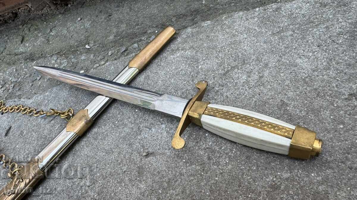 Доставка на Български офицерски кортик от соца нов   бзц