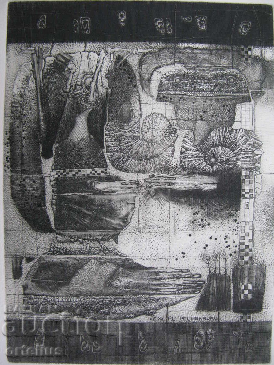 2) Konstantin Antyukhin υπογεγραμμένο οξυγραφία χαρακτικό γραφικά