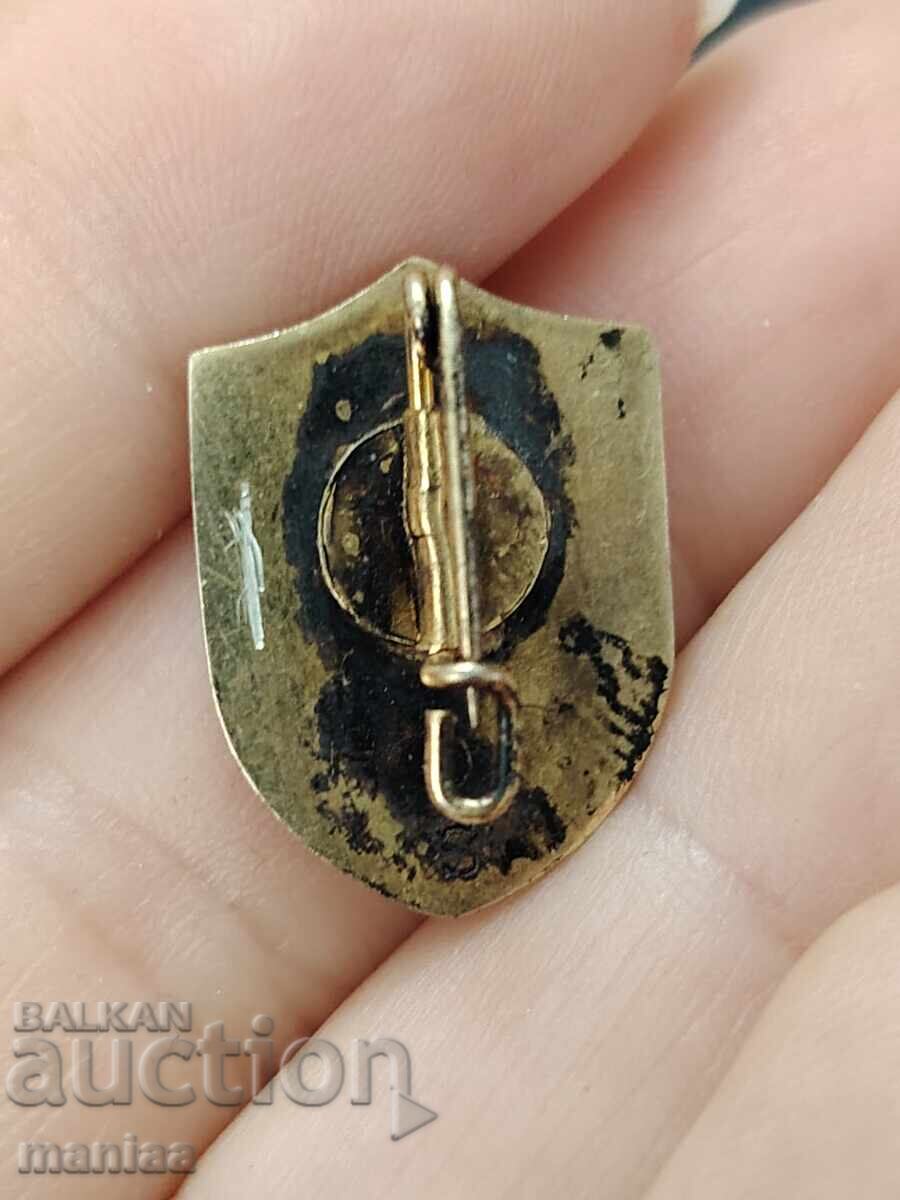 Insignă militară de tir din argint marcat, cu aurire cu preț € 15.00 | 29.34 BGN