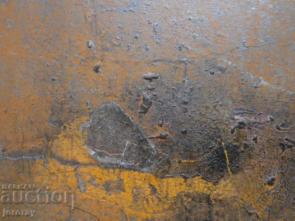 Auction  Abstraction by Ts. Kazandzhiev, oil on canvas