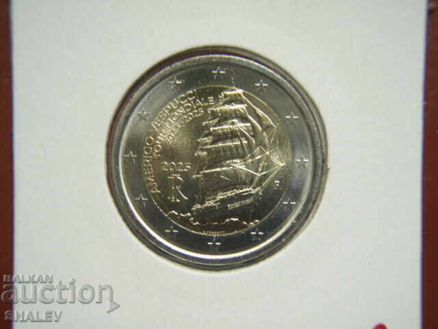 2 Euro 2025 Italia "Vespucci" /Italiya/ (2) - Unc (2 euro) cu preț € 5.89 | 11.52 BGN