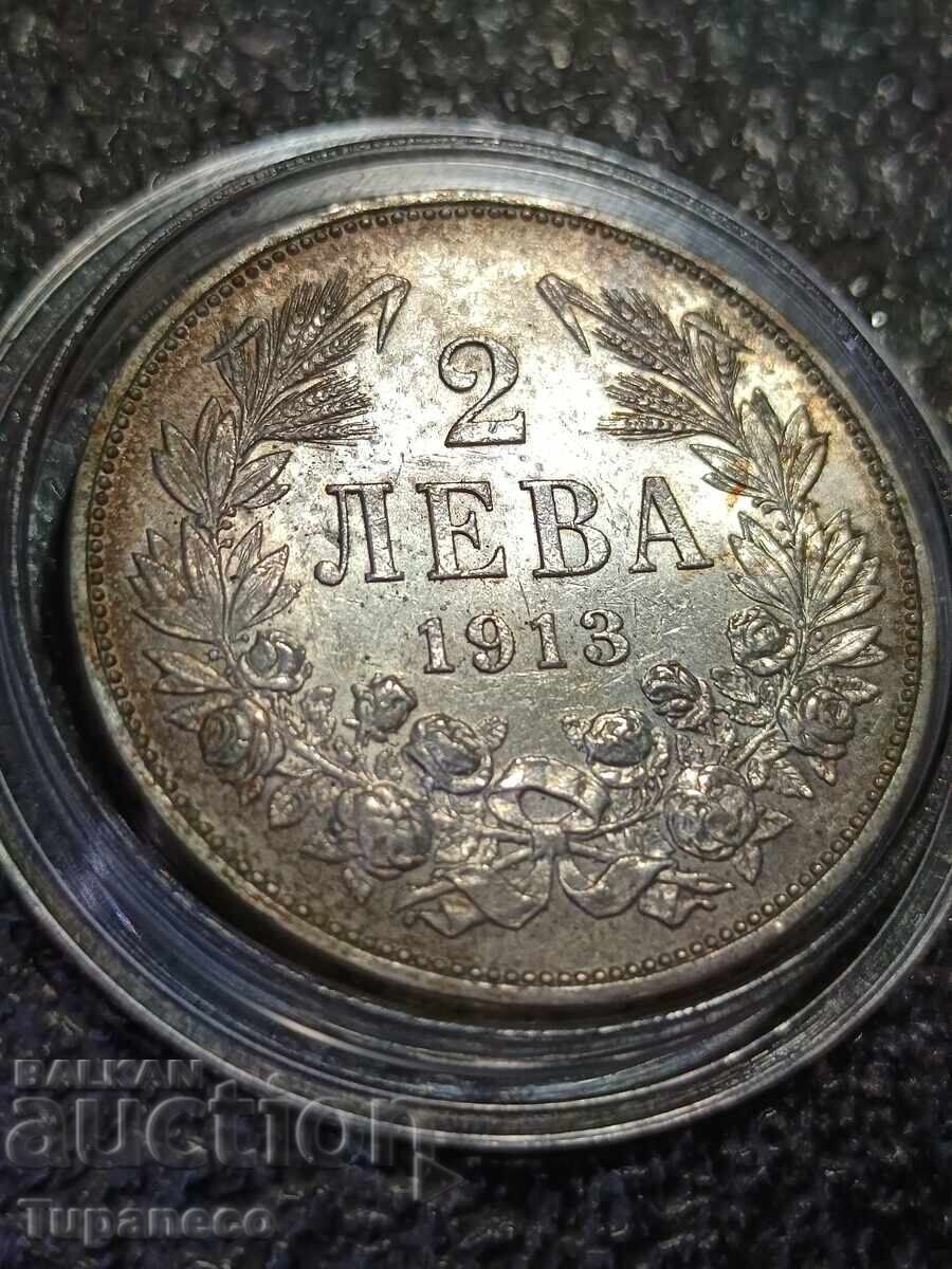 Delivery of 2 BGN 1913