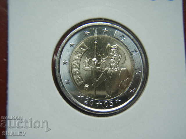 Доставка на 2 Euro 2005 Spain "Don Qihote" /Испания/ - Unc (2 евро)