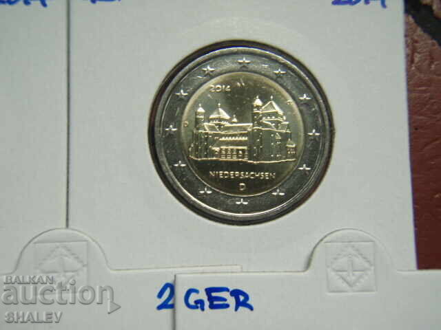 Доставка на 2 Euro 2014 Germany "Nethersachs" A,D,F,G,J /Германия 2 евро