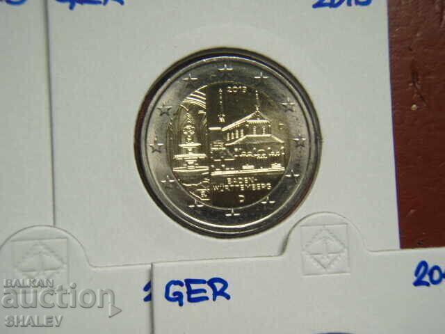 Licitație 2 Euro 2013 Germania "Baden-Wurt" A,D,F,G,J /Germaniya/ 2 euro