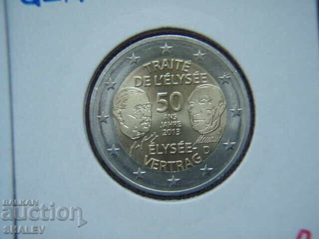 Delivery of 2 Euro 2013 Germany A, D, F, G, J "Elysee Treaty" - 2 euro