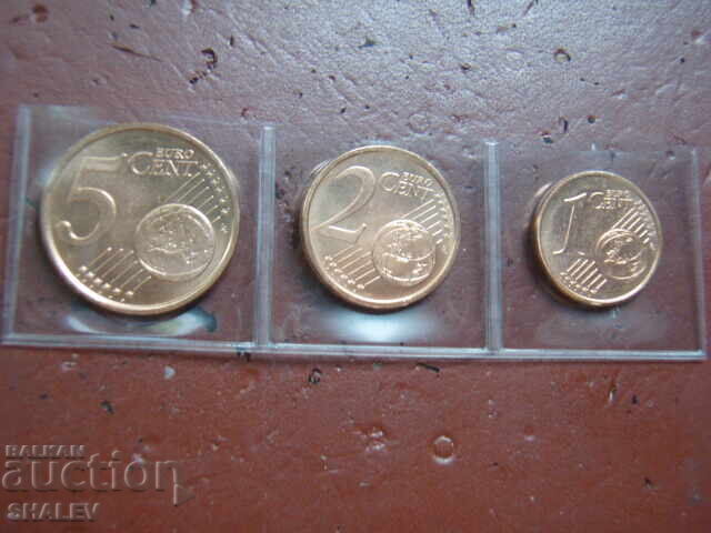 1, 2, 5 Cents 2006 San Marino (1.2 и 5 цента Сан Марино) Unc - 6