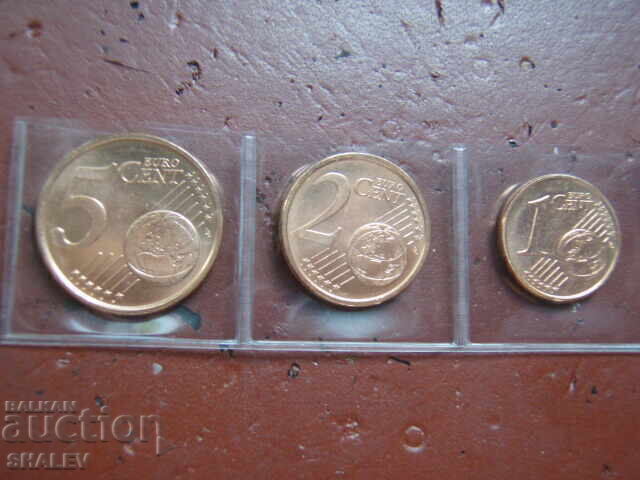 1, 2, 5 Cents 2006 San Marino (1, 2 and 5 Cents of San Marino) Uncirculated - 5