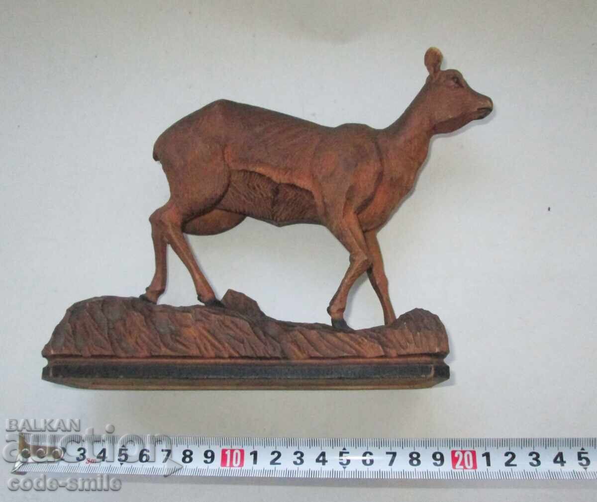 Figurină veche statuetă din lemn sculptură Regatul Bulgariei cu preț € 300.00 | 586.75 BGN