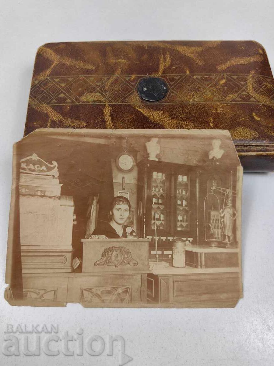 1916 PHARMACY CASH REGISTER MEDICINES OLD PHOTO PHOTOGRAPH
