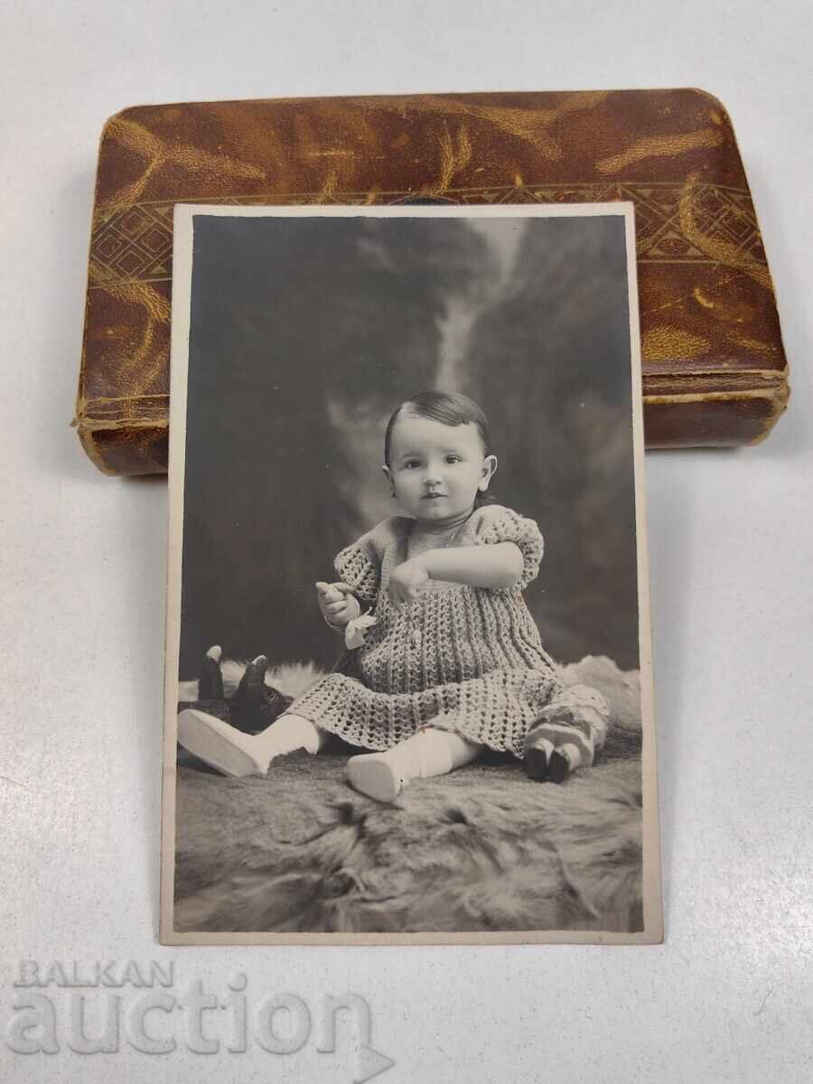 БЕБЕ МОМИЧЕ ДЕТЕ КУКЛА СТАРА СНИМКА ФОТОГРАФИЯ