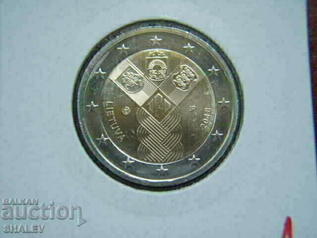 Аукцион 2 euro 2018 Litva "100 years Baltic"(1) Литва/- Unc (2 евро)