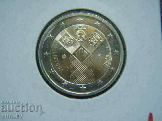 Доставка на 2 euro 2018 Litva "100 years Baltic"(1) Литва/- Unc (2 евро)