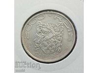 Brazil 2000 Reis 1932 Silver