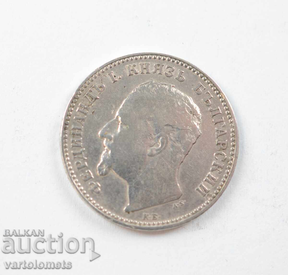 1 lev 1891 - Bulgaria › Principatul Bulgariei cu preț € 15.00 | 29.34 BGN