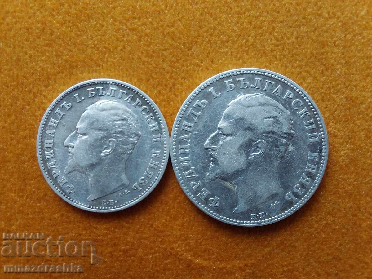 1 și 2 leva 1894 cu preț € 42.00 | 82.15 BGN
