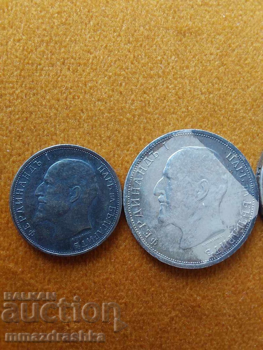 Livrarea 50 stotinki, 1 și 2 leva 1913