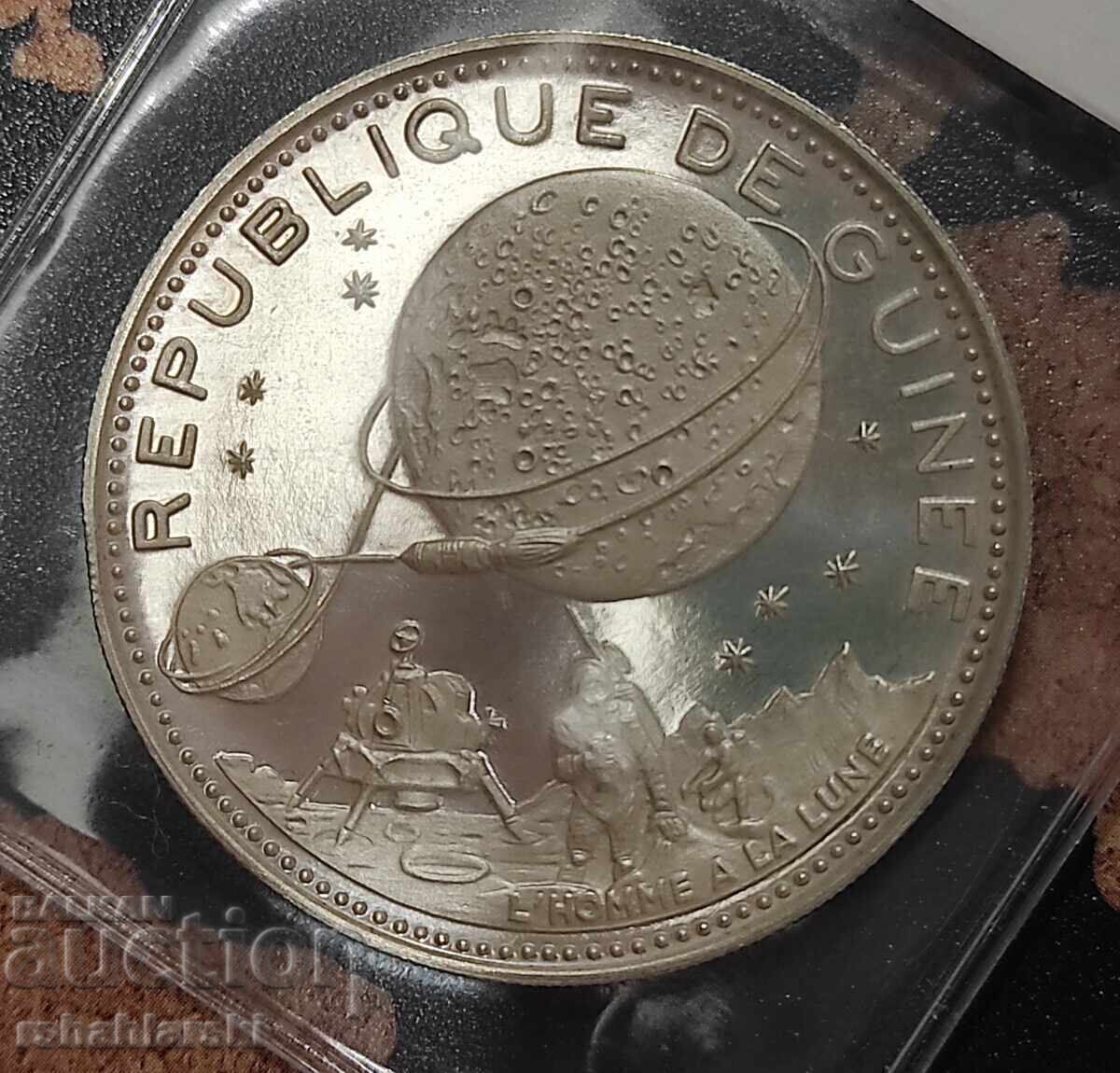 Монета Гвинея (PRF - Мат-гланц) 250 франка, 1969