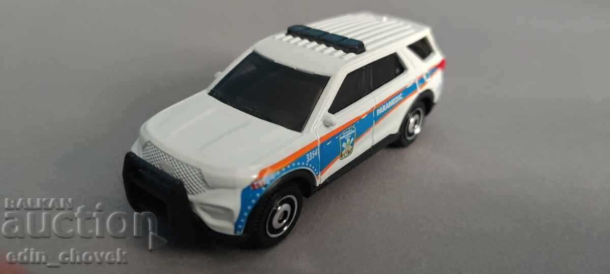 Matchbox Ford Police Interceptor Utility λευκό