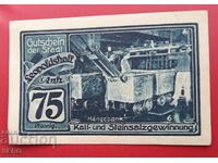 Bancnotă-Germania-Saxonia-Leopoldshal-75 pfennig 1921