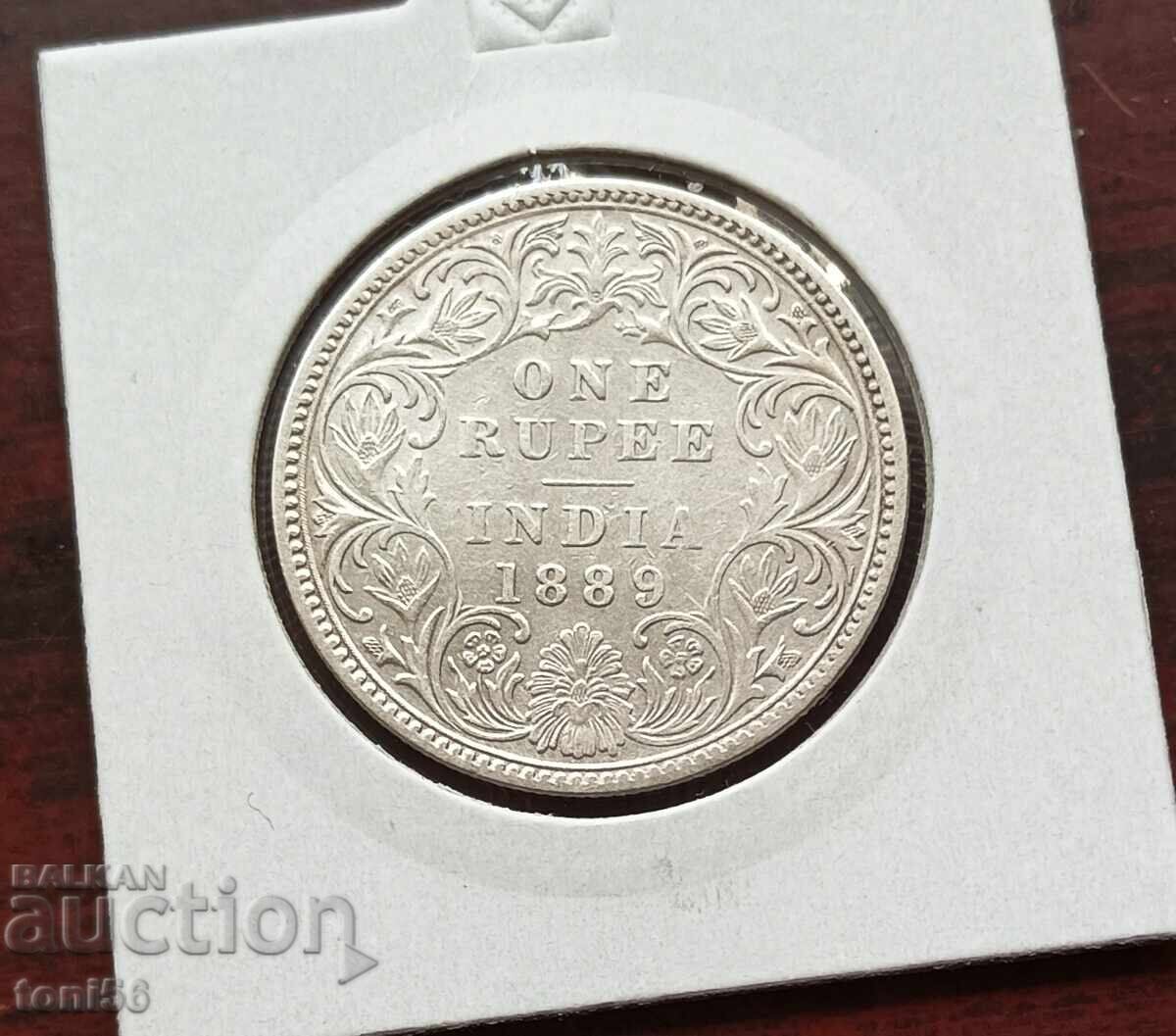 India - 1 rupie britanică 1889