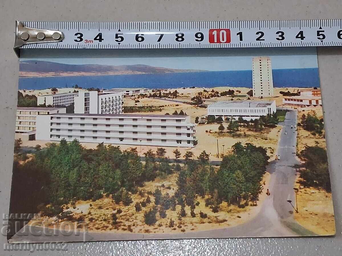 Снимка пощенска картичка Несебър 1963г Слънчев бряг - 6