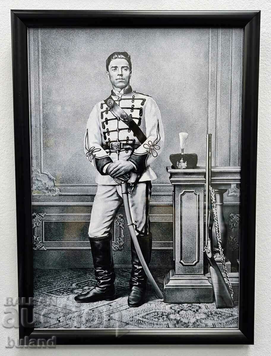 Υψηλής ποιότητας πορτρέτο του Vasil Levski σε κορνίζα