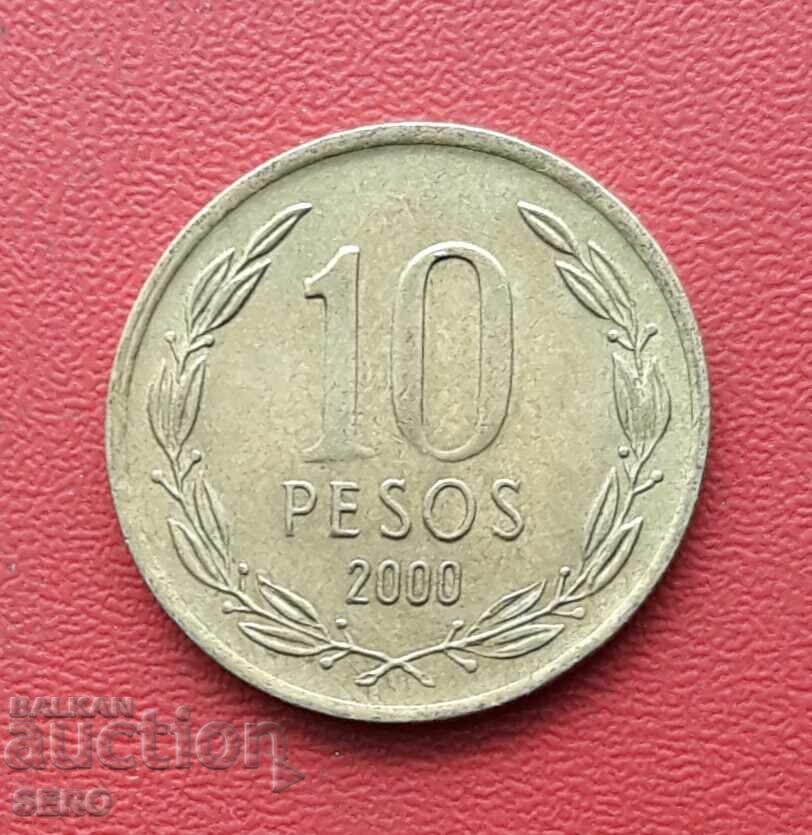Chile-10 pesos 2000
