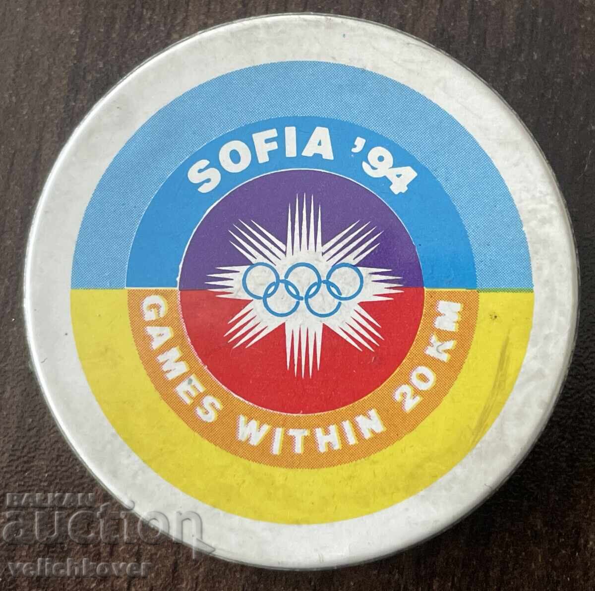43385 Bulgaria insignă Sofia candidat capitală olimpică 1994