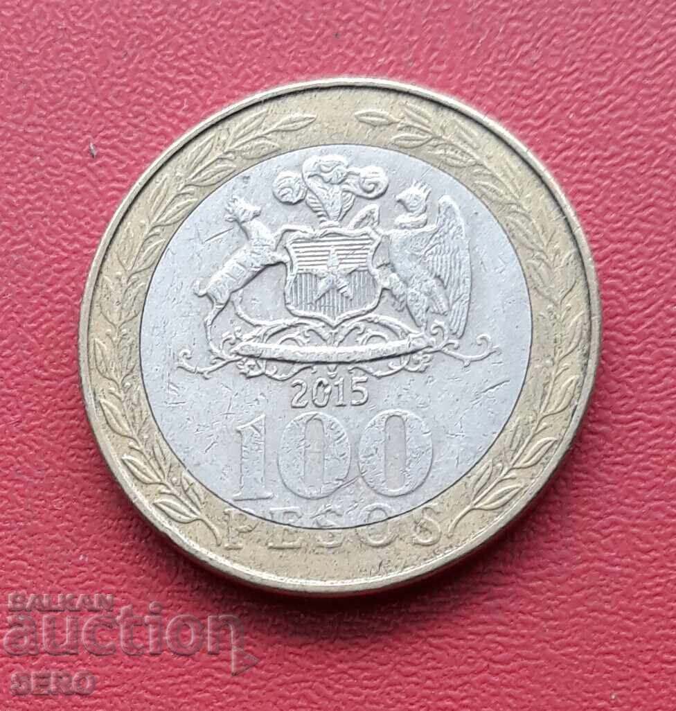 Chile-100 pesos 2015