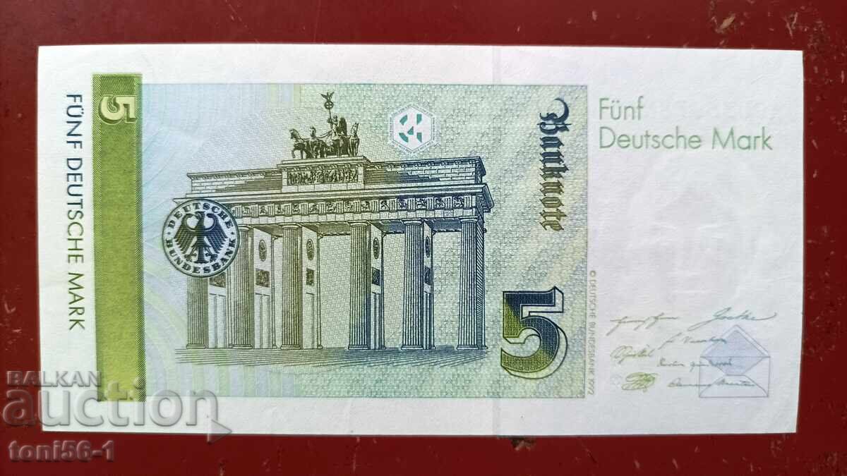 Germania 5 mărci 1991 aUNC cu preț € 17.00 | 33.25 BGN