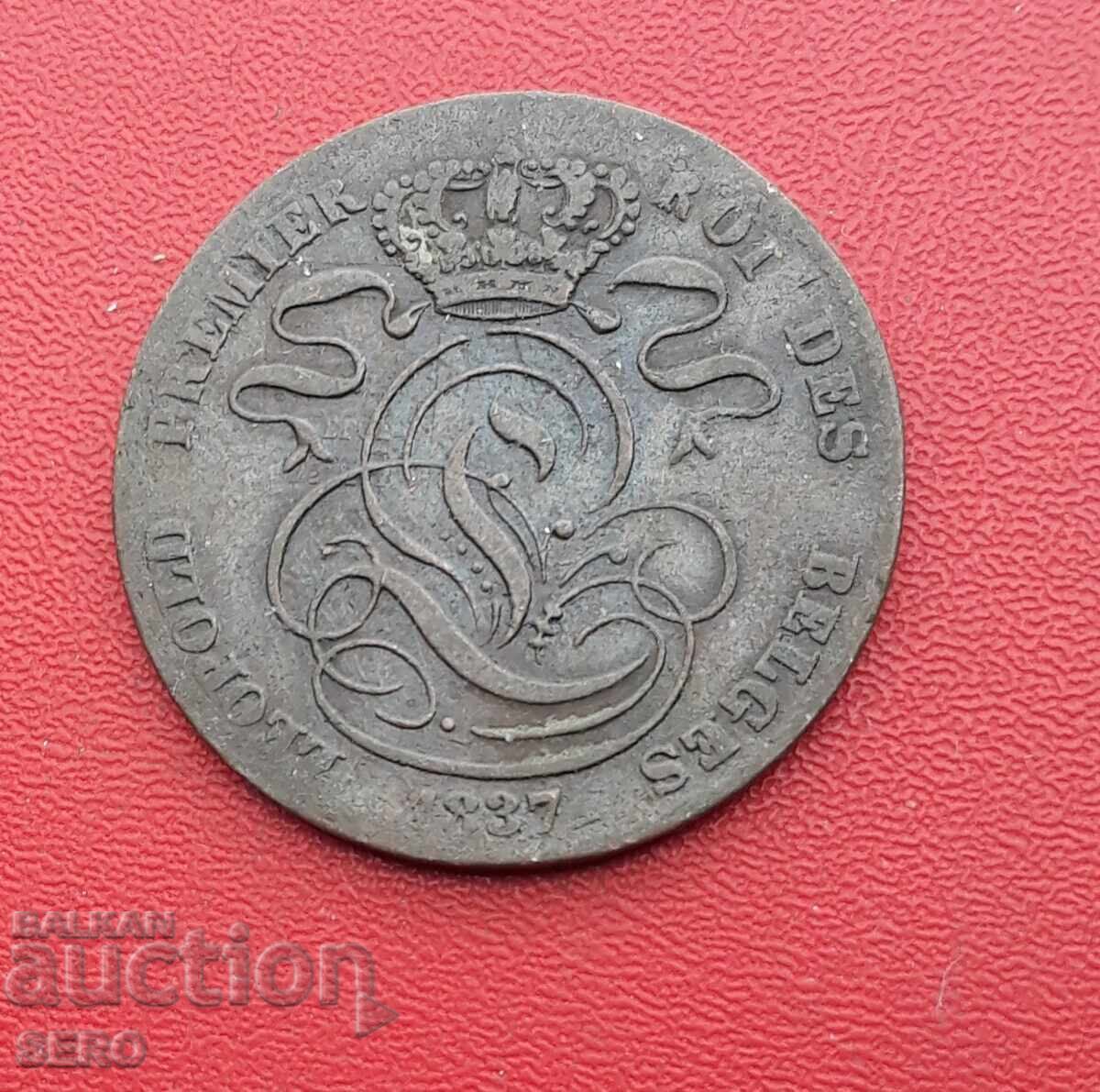 Belgia-5 cenți 1837 cu preț € 4.50 | 8.80 BGN