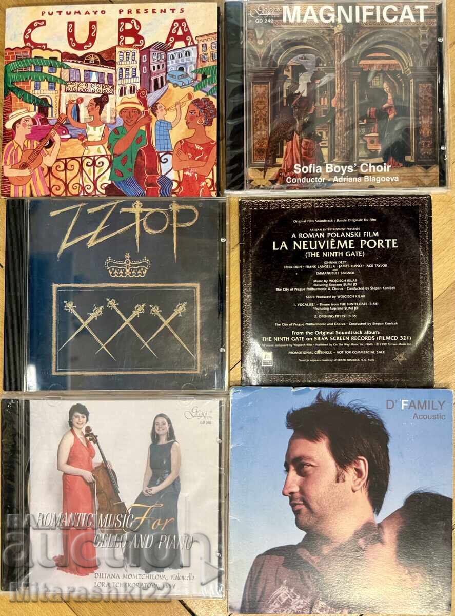 DISCURI, CD-URI ORIGINALE CU MUZICĂ MP3/CD - 6 BUC