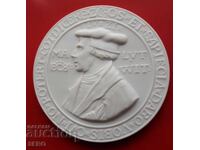 Medalie-Germania-RDG-medalie mare din porțelan-Martin Luther