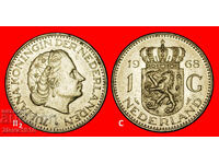 Ⰺ PORTRAIT (1954-1980): NETHERLANDS★1 GULDEN 1968! DISCOVERY