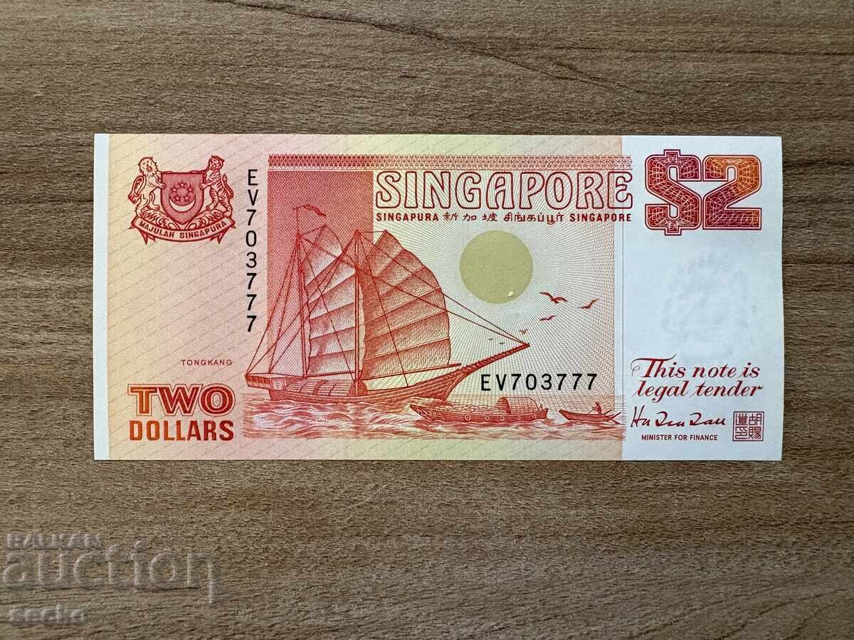 Сингапур - 2 долара (1990) UNC