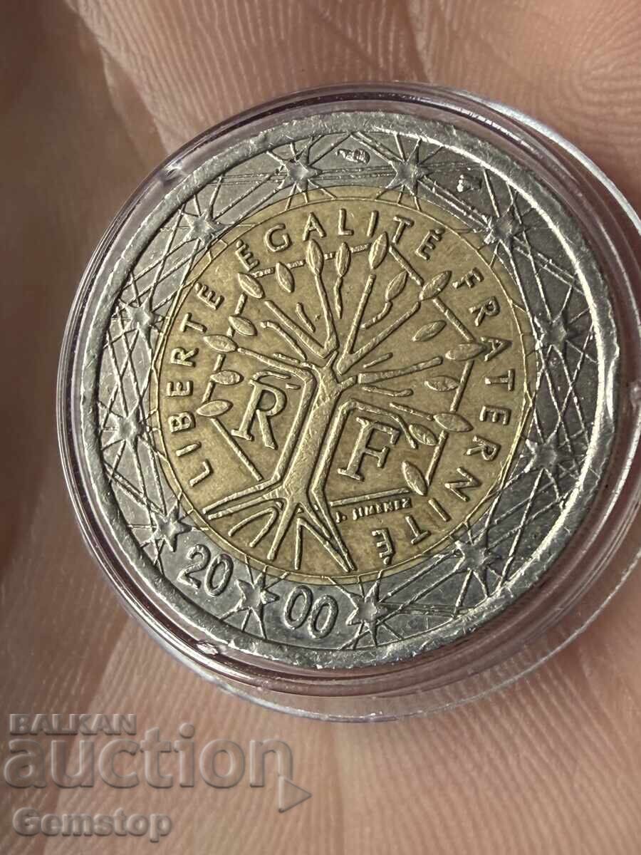 Licitație 2 euro 2000, Arborele vieții, Franța