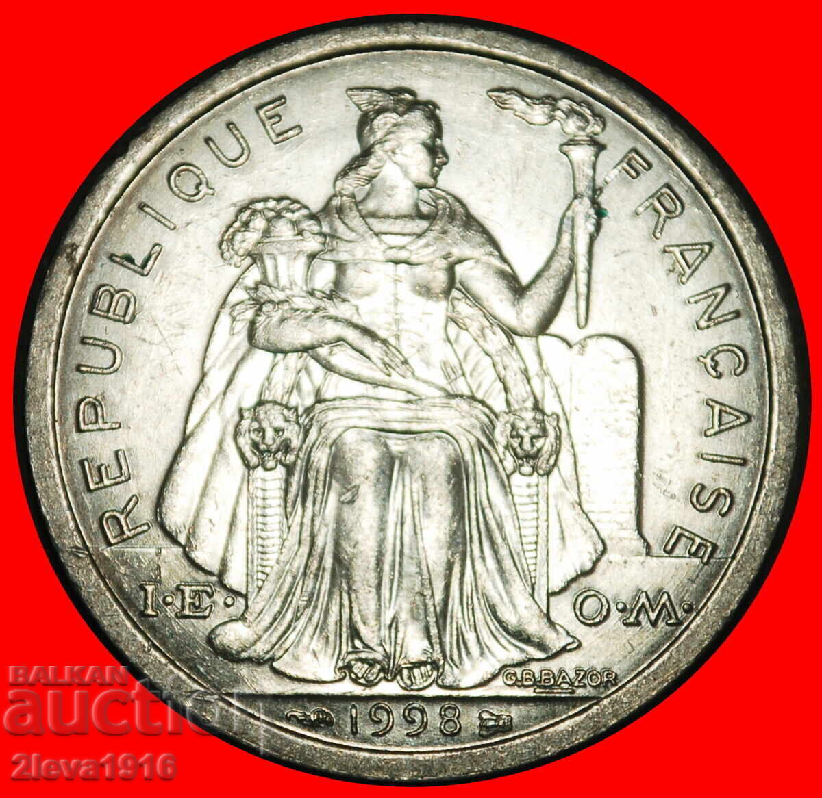 Ⰺ NAVELE FRANȚEI 1973-2020: POLINEZIA FRANCEZĂ ★2 FRANCI 1998 cu preț € 5.95 | 11.64 BGN Ⰺ NAVELE FRANȚEI 1973-2020: POLINEZIA FRANCEZĂ ★2 FRANCI 1998 cu preț € 5.95 | 11.64 BGN