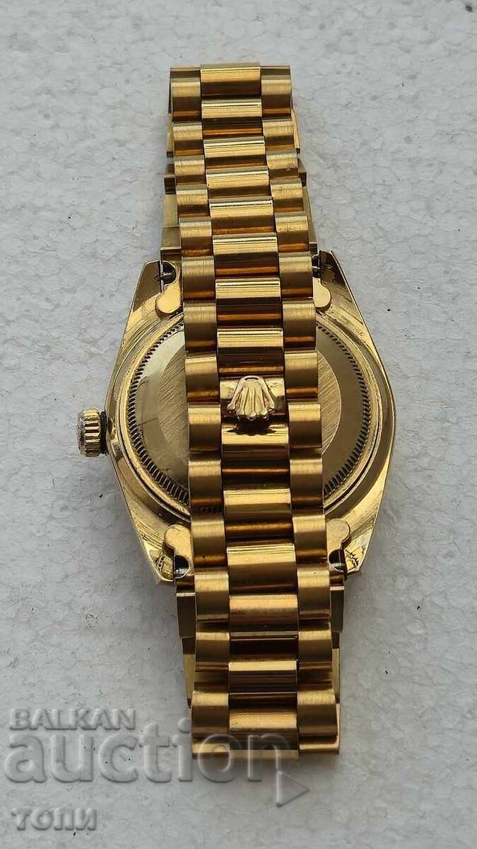 ROLEX QUARTZ RARĂ REPLICĂ NU ȘTIU DACĂ MERGE BZC!!!! - 5