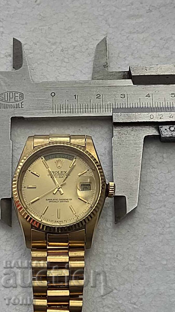ROLEX QUARTZ RARĂ REPLICĂ NU ȘTIU DACĂ MERGE BZC!!!! - 7