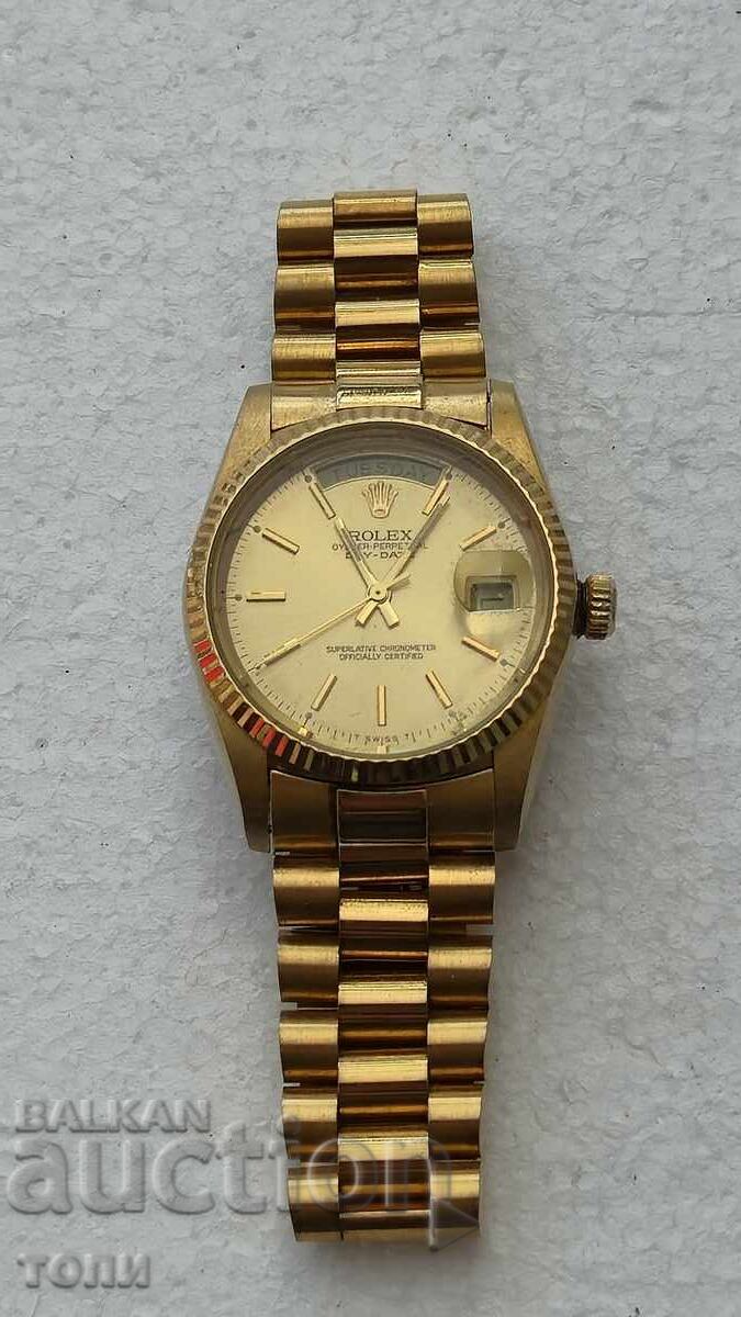 ROLEX QUARTZ RARĂ REPLICĂ NU ȘTIU DACĂ MERGE BZC!!!!