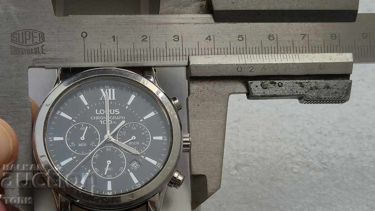 LORUS CHRONOGRAPH QUARTZ RAR FUNCȚIONAL FĂRĂ GARANȚIE BZC !!!! - 5 LORUS CHRONOGRAPH QUARTZ RAR FUNCȚIONAL FĂRĂ GARANȚIE BZC !!!! - 5