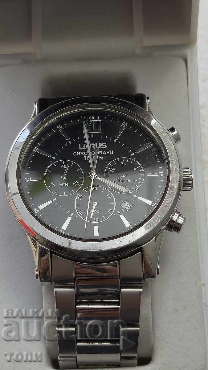 LORUS CHRONOGRAPH QUARTZ RAR FUNCȚIONAL FĂRĂ GARANȚIE BZC !!!! LORUS CHRONOGRAPH QUARTZ RAR FUNCȚIONAL FĂRĂ GARANȚIE BZC !!!!