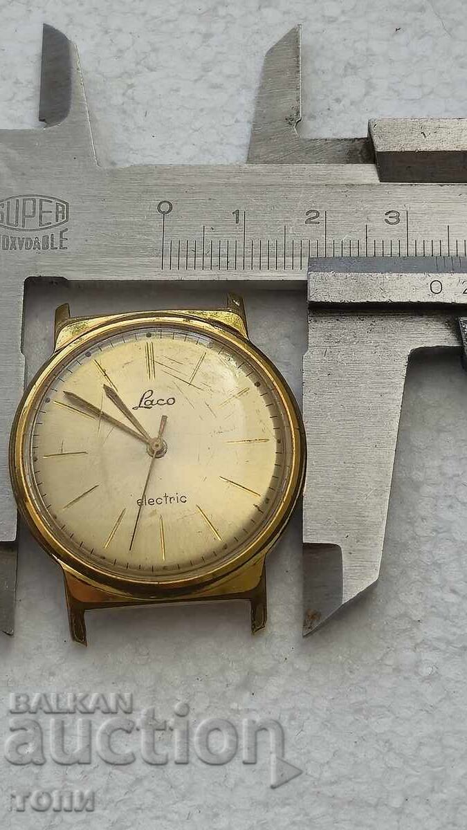 LACO QUARTZ ELECTRONIC RARE GOLD-PLATED DON'T KNOW IF IT WORKS - 5