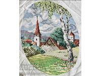 SEASONS HAND-STITCHED TAPESTRY I AM LISTING MANY MORE TAPESTRIES