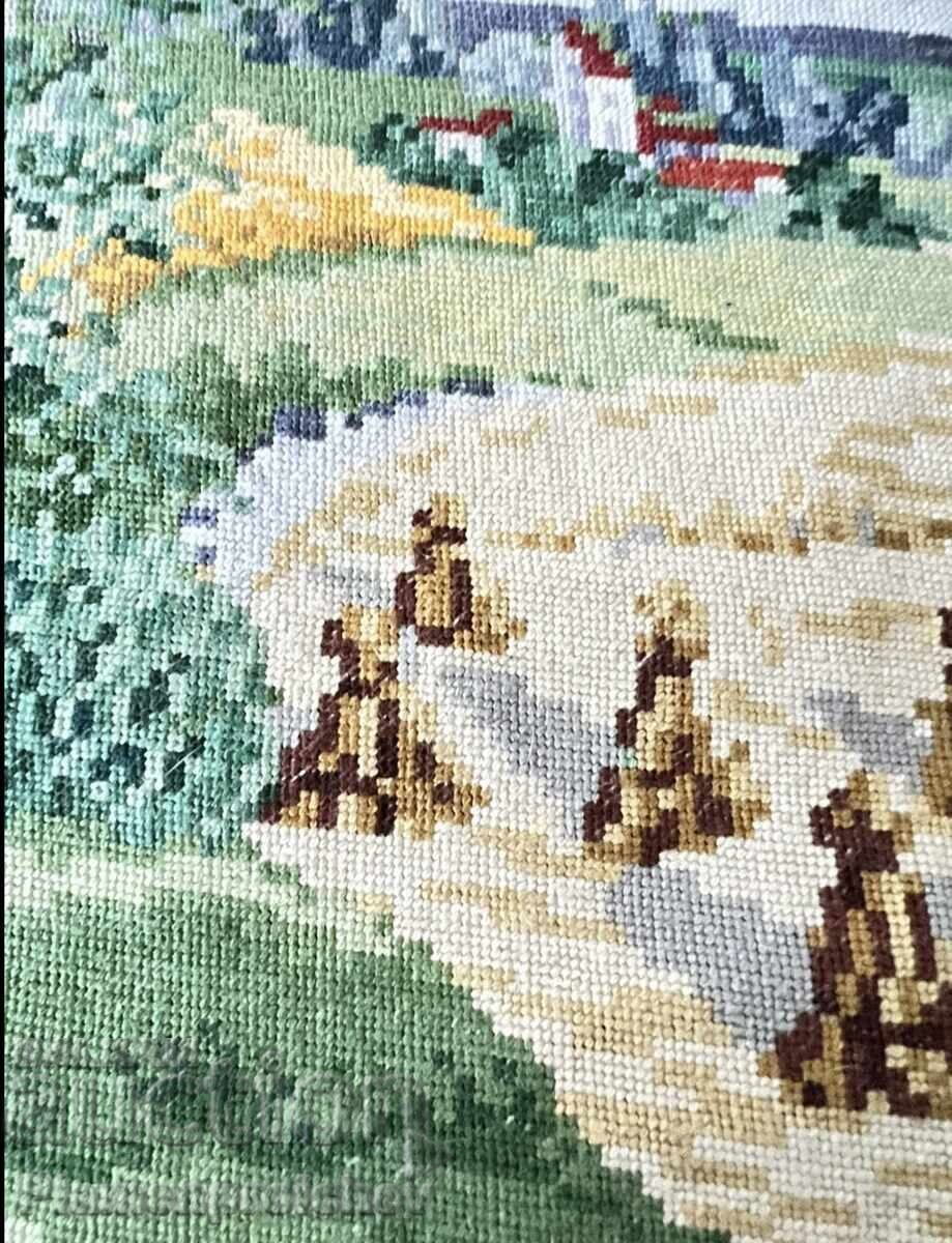 SEASONS HAND-STITCHED TAPESTRY I AM LISTING MANY MORE TAPESTRIES with price € 0.01 | 0.02 BGN