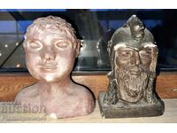 2 PIECES STATUETTE SCULPTURE