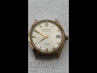 GLASHUTTE AUTOMATIC BISON GUB GERMANY RARE WORKING BZC